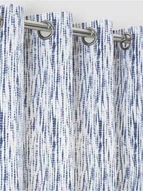 Gap Home Shibori Tye Dye Organic Cotton Light Filtering Curtains
